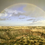 2nd - 8.0 - Unique; Beautiful rainbow over lovely canyon; well composed w/good foreground