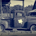 6.0 - The truck is sharp and I do see it as yard art. I think a different angle and a softer background would help it to stand out stronger. I would prefer a sepia tone or just black and white.