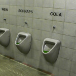 2nd - 8.0 - A comprehensive recycling program. Do you think that on the other side of the wall, they all drain into the same pipe?